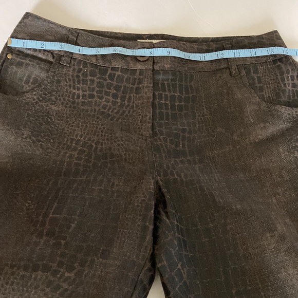 Bamboo Traders Faux Snake Skin Dress Pants Size 6 - Picture 9 of 12